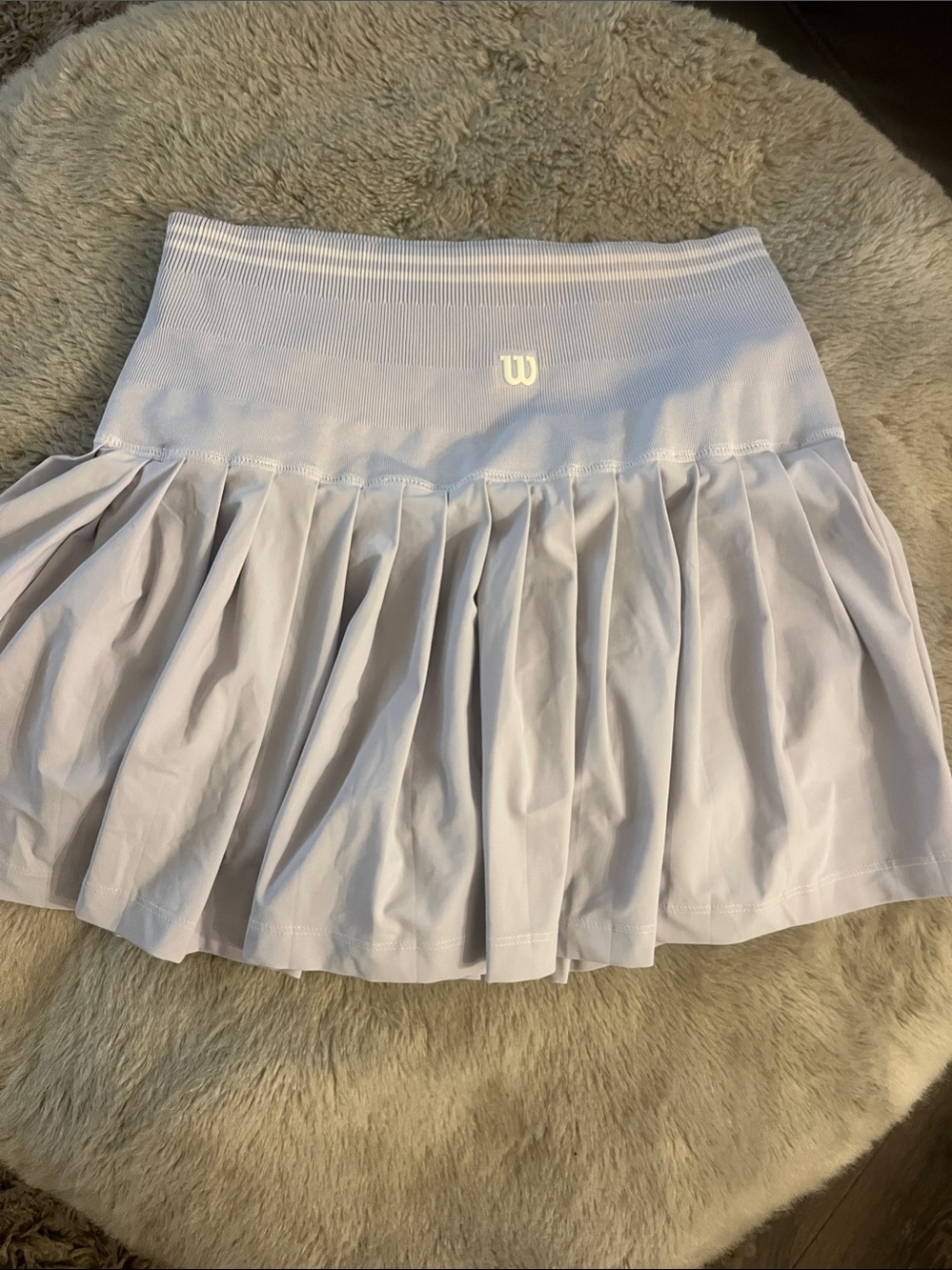 Wilson Light Lavender Pleated Skater Skirt/Short